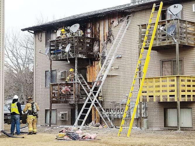 NW Minot apartment fire News, Sports, Jobs Minot Daily News
